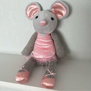 SCENTSY BUDDY Maddie The Ballerina Mouse Pink  full size 16" with scent Pack